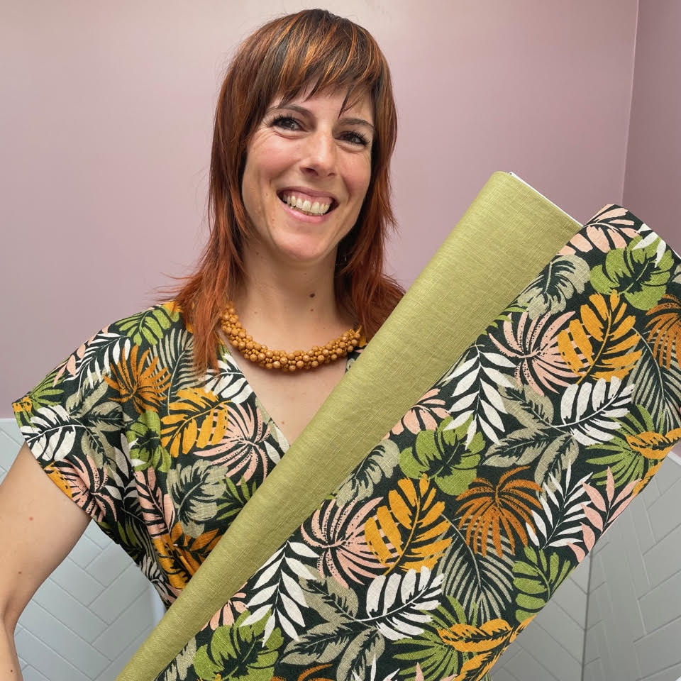 Tanya Brooman, the owner of Bornella Fabrics