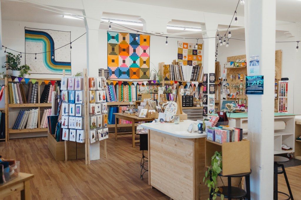 Interior of Wyldwood Creative store