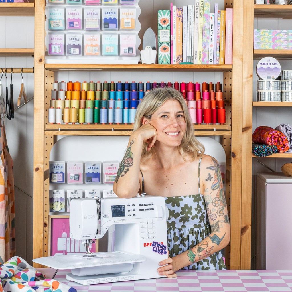 Kylie Brule from Kylie And The Machine, in her studio